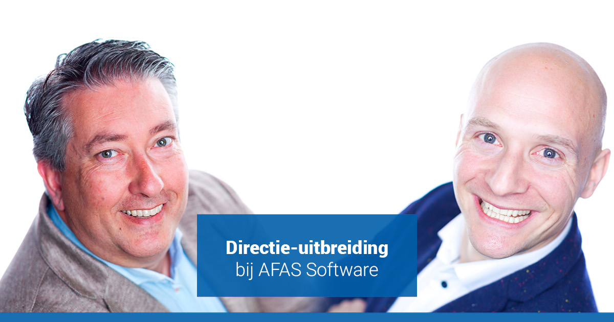 Directie-uitbreiding bij AFAS Software - AFAS Software